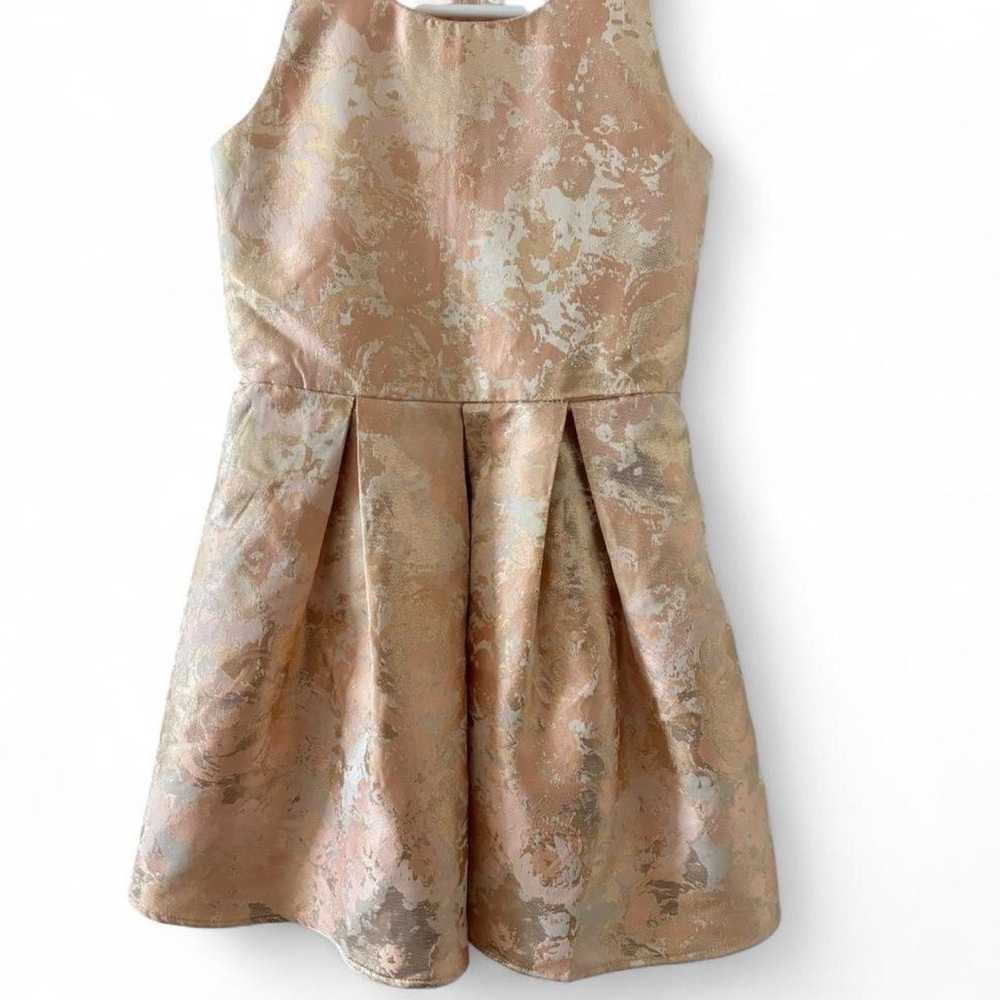 The Children's Place Elegant Pink and Gold Dress